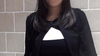 Young Japanese cutie showing her sweet pussy