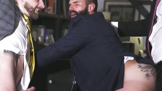 Sir Peter and Zac Johnson have an intense foursome with Babylon Prince