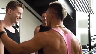 Jax Thirio makes freeuse Aaron Allen and Trent Summers big dick and ass