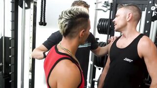 Aaron Allen got a nice ass stretching from Trent Summers and Jax Thirio