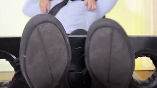 MaleFeetXXX.com - Wellcut Vinni strapped down and helplessly tickled by a hairy guy's