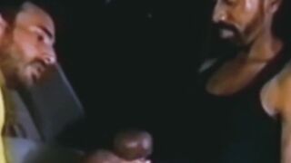 RetroDudes.com - Al Parker pumps my big black dick until it erupts with hot cum
