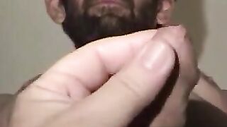 MenWorkinXXX.com - Nasty old dude Daniel loves coating himself in cum
