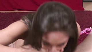 Abella Danger shows off her dick sucking skills in POV