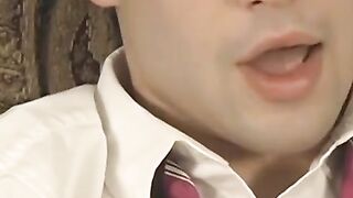Jock student takes his uniform off to jerk his big cock off