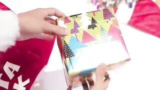 CreampiedTeenie.com - Naughty Rachel Rose wants Santas big hard candy cane deep in he