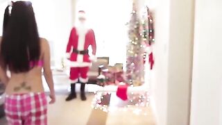 CreampiedTeenie.com - Naughty Rachel Rose wants Santas big hard candy cane deep in he