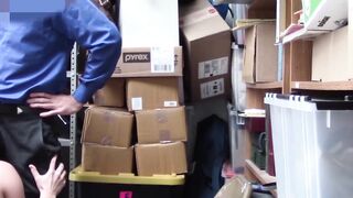 Facialized Geneva King penetrated with police dick
