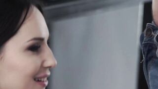 Sensual babe rimmed and ass fucked slowly