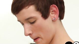 Young man sucks a shaft before his anal hole is banged