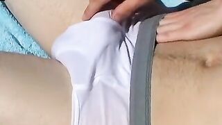 TwinkUndie.com - Homos' undies-on mutual jerk off and intense cum blast