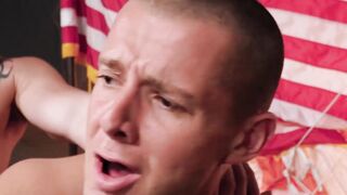 Sergeant Nikko Carr slams his massive cock to his new recruit Vince Vega