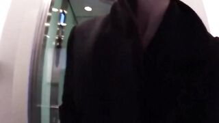 Babes anal plug and fingers in public