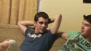 Drunk gay dude stuffed and drilled on frat house party