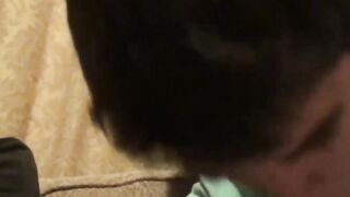 Drunk gay dude stuffed and drilled on frat house party