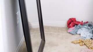 SisterLikesMe.com - Yummy step sister teases creepy bro before riding and facial with