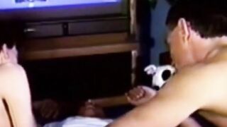 RetroDudes.com - Handsome homos enjoy intense spitroast bareback session