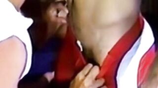 RetroDudes.com - Handsome homos enjoy intense spitroast bareback session