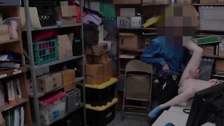 Teen crook got her snatch destroyed by a deviant policeman