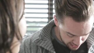 Tantalizing slut fucks stepbro in perverted stepcest porn