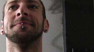 CodyVictorXXX.com - Tight stud asshole penetrated raw in sex swing gangbang