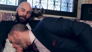 PlayingMen.com - Businessmen take off their suits for a hot and passionate sex sessio