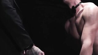 GayForSale.com - Intense threesome with pale sub twink used roughly and stretched by