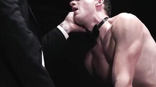 GayForSale.com - Intense threesome with pale sub twink used roughly and stretched by