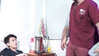 LecheLatinos.com - Wilson's post-checkup assault on his hairy doctor's dick