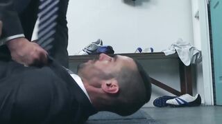 PlayingMen.com - Hans Berlin and Issac Jones's hardcore face fucking and anal