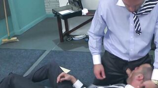 PlayingMen.com - Hans Berlin and Issac Jones's hardcore face fucking and anal