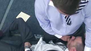PlayingMen.com - Hans Berlin and Issac Jones's hardcore face fucking and anal