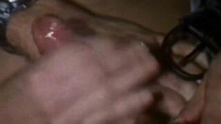 Bunch of horny guys including Roy Garett have a cock stroking session