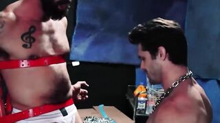Submissive Alpha Wolfe worships a huge dick and craves for fisting and anal fuck