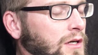 SwingYourBalls.com - Two buddies with saggy balls masturbate together and cum hard
