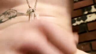 Kenneth Slayer pumps a huge load of hot cum from his meat