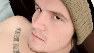 Str8Thugs.com - Cum-hungry straight hunk's ravenous hard dick stroking and cum shot s