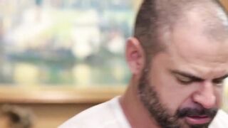 BoyMissionary.com - Submissive twink pounded and his cock stroked by his authoritativ