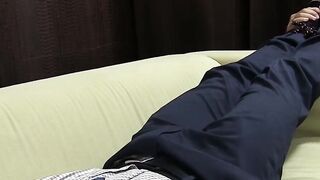 MaleFeetXXX.com - Tied up hunk Joey J receives vigorous foot licking