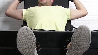 MaleFeetXXX.com - Handsome Leo Giamani helpless against relentless ticklers