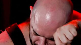 Greg Dixxons fist disappears between the juicy ass cheeks of Feral Fux
