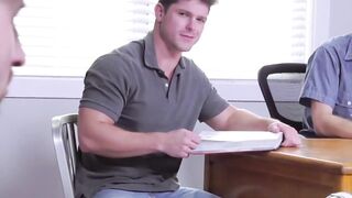 Drew Dixon destroys the assholes of Jace Eros and Devin Franco