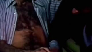 Retro cock lover Roy Garett has hardcore fuck session with a group of men