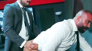 PlayingMen.com - Bruno Max sucks and rides Sir Peter's monster cock