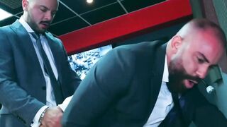 PlayingMen.com - Bruno Max sucks and rides Sir Peter's monster cock