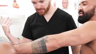 My hunky doctor Dominic Pacifico tested my endurance by fisting me roughly