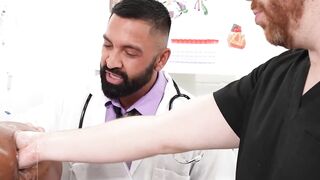 My hunky doctor Dominic Pacifico tested my endurance by fisting me roughly
