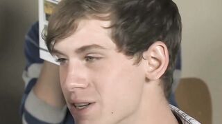 Make out session with wild fucking from behind for twinks