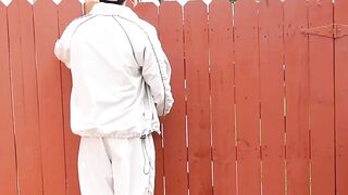 Teen gets fucked by the pool cleaner guy