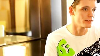 Young emo Kayden Daniels big cock banging after blowjob